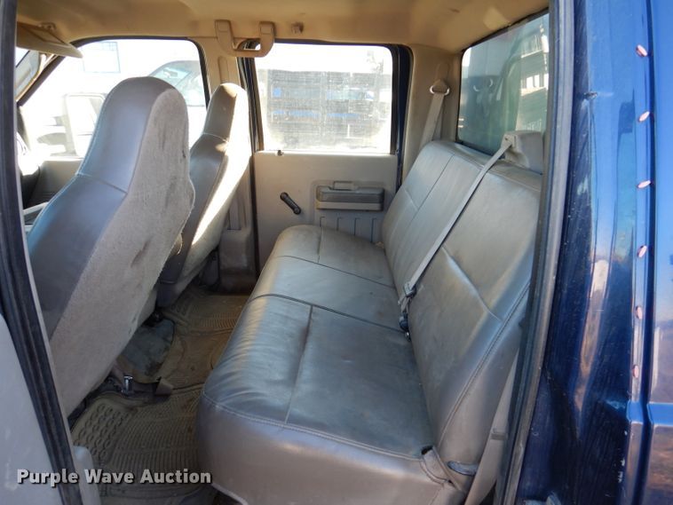 image for item DL5828 2008 Ford F350 Super Duty  Crew Cab utility bed pickup truck