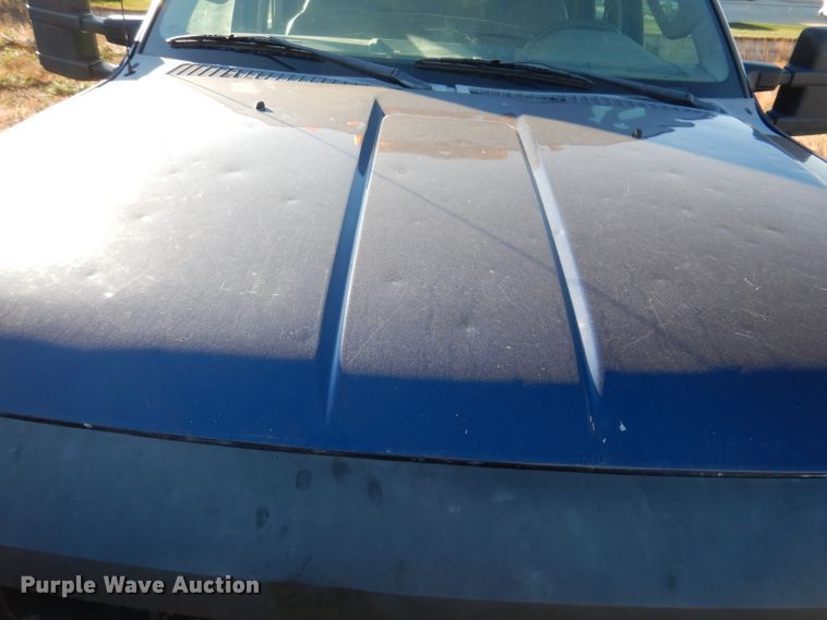 image for item DL5828 2008 Ford F350 Super Duty  Crew Cab utility bed pickup truck