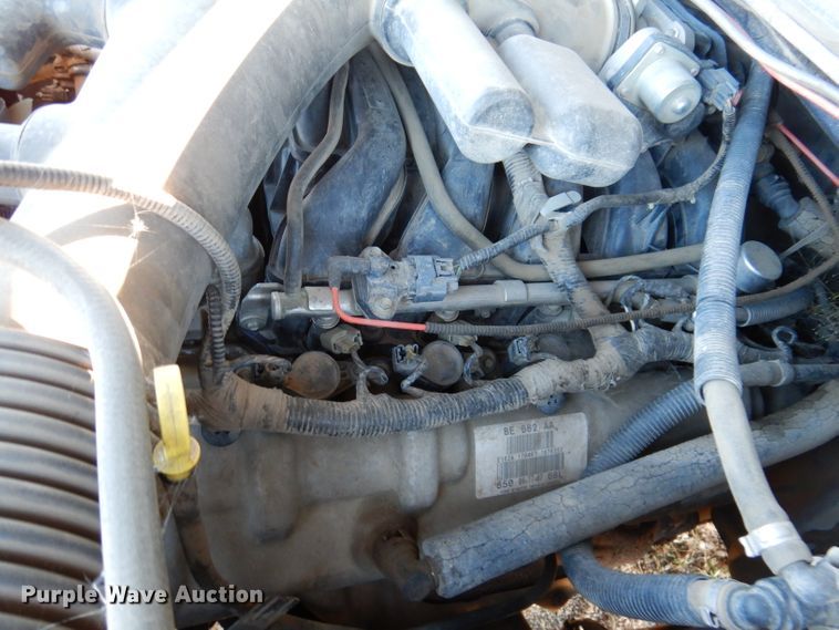 image for item DL5828 2008 Ford F350 Super Duty  Crew Cab utility bed pickup truck