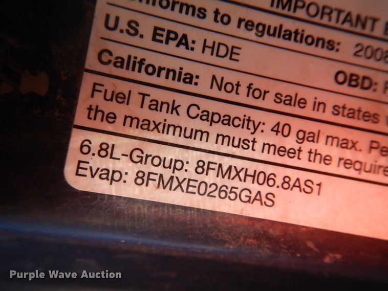 image for item DL5828 2008 Ford F350 Super Duty  Crew Cab utility bed pickup truck