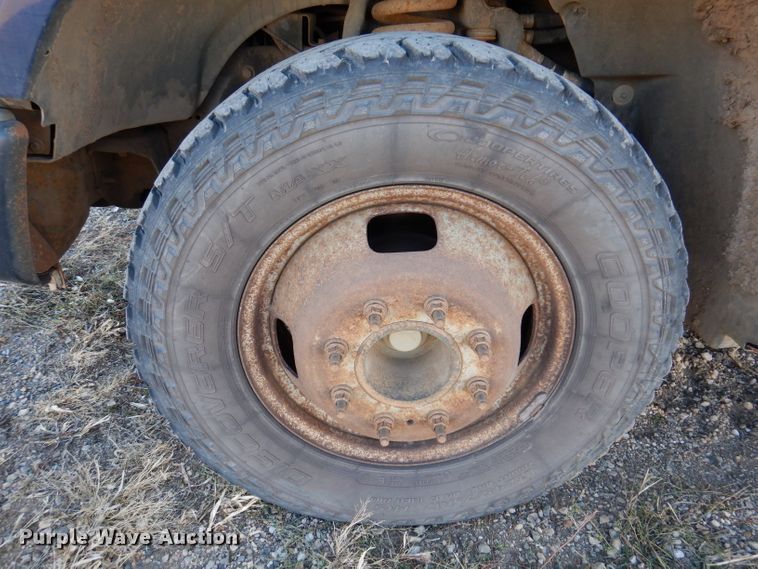 image for item DL5828 2008 Ford F350 Super Duty  Crew Cab utility bed pickup truck