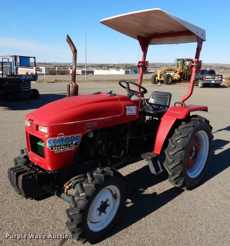 image for item DL5841 2003 J&M 224  MFWD tractor