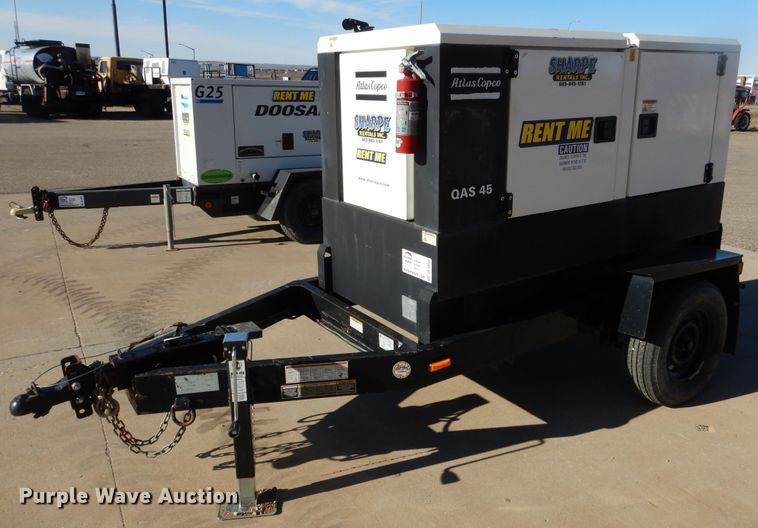 image for item DL5850 2013 Atlas Copco QAS45  generator