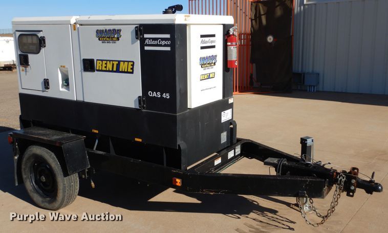 image for item DL5850 2013 Atlas Copco QAS45  generator