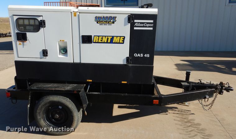 image for item DL5850 2013 Atlas Copco QAS45  generator