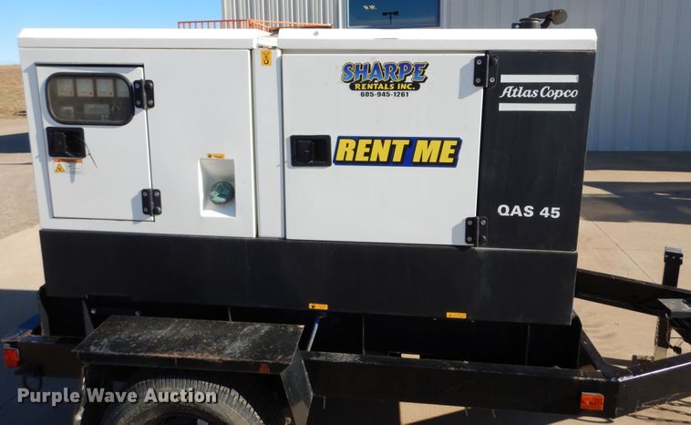 image for item DL5850 2013 Atlas Copco QAS45  generator