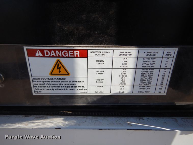 image for item DL5850 2013 Atlas Copco QAS45  generator