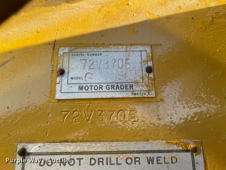 image for item DL5853 1979 Caterpillar 140G  motor grader