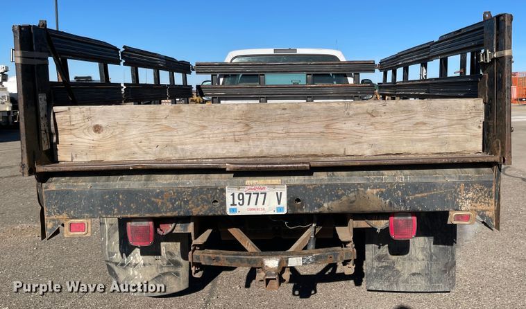image for item DL5855 2002 Ford F550 Super Duty XL  flatbed truck