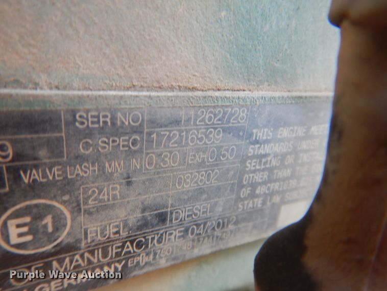 image for item DL5856 2012 Volvo BL70B  backhoe