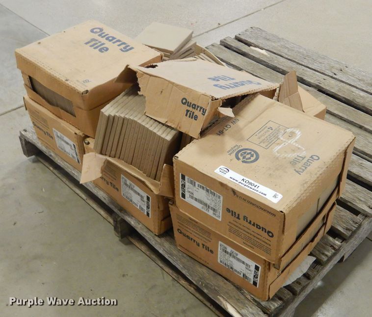 Approximately 8 boxes of Sahara quarry tile in Pierre, SD | Item KO9041 ...