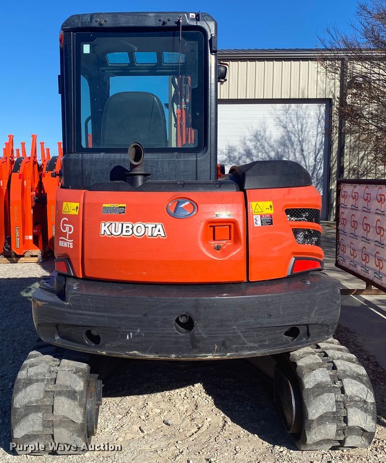 image for item DL6735 2018 Kubota KX057-4  mini excavator