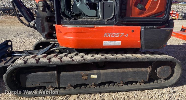 image for item DL6735 2018 Kubota KX057-4  mini excavator