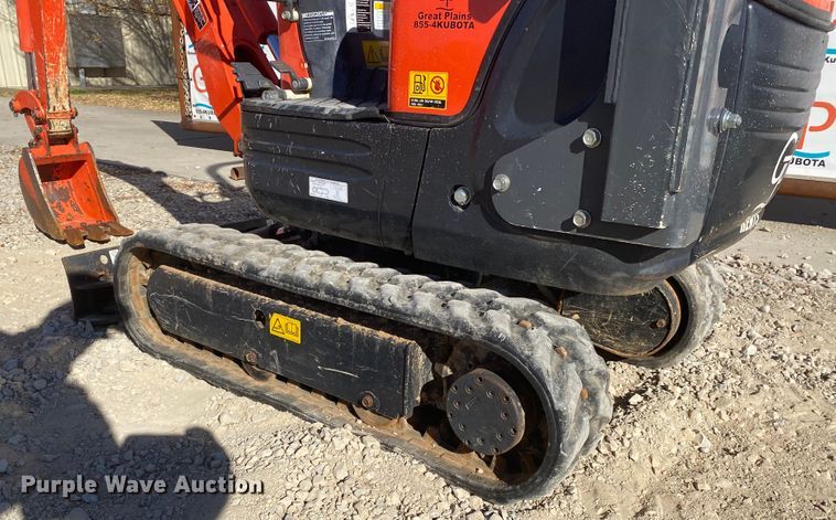 image for item DL6743 2019 Kubota K008-3  mini excavator