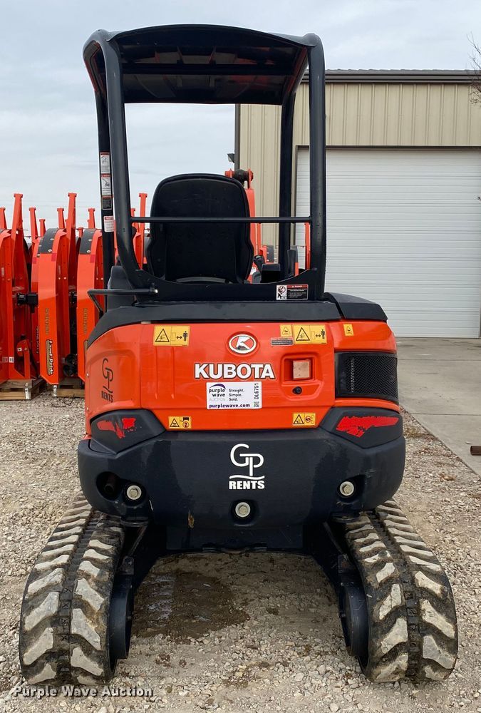 image for item DL6751 2020 Kubota U27-4  mini excavator
