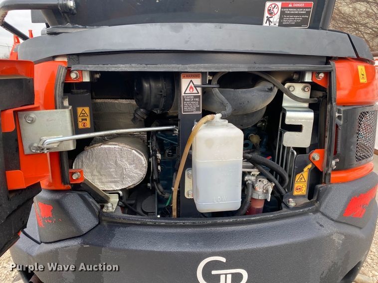 image for item DL6751 2020 Kubota U27-4  mini excavator