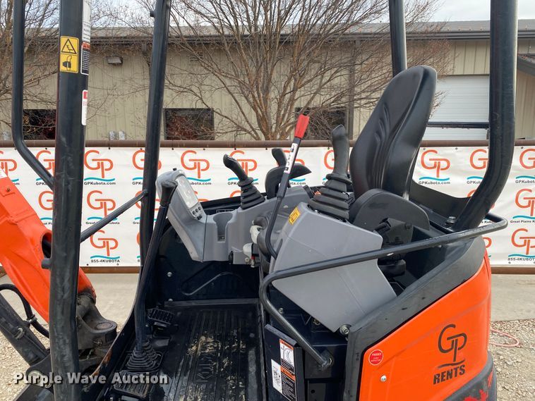 image for item DL6751 2020 Kubota U27-4  mini excavator