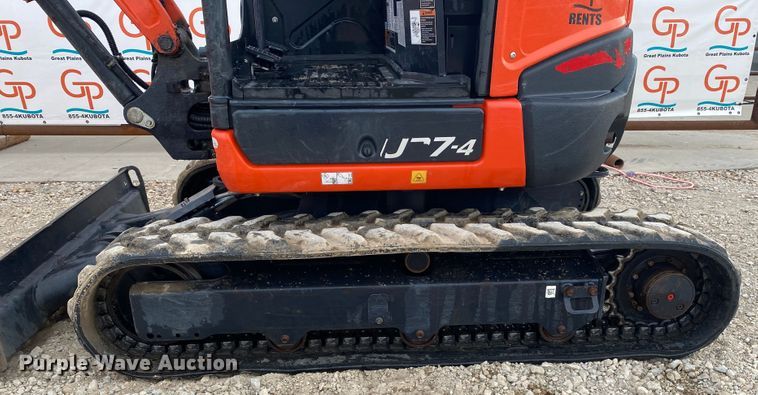 image for item DL6751 2020 Kubota U27-4  mini excavator