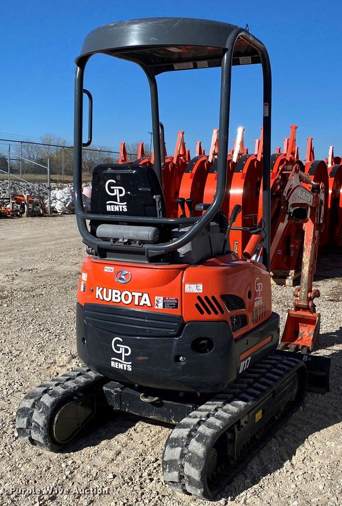 image for item DL6752 2019 Kubota U17  mini excavator