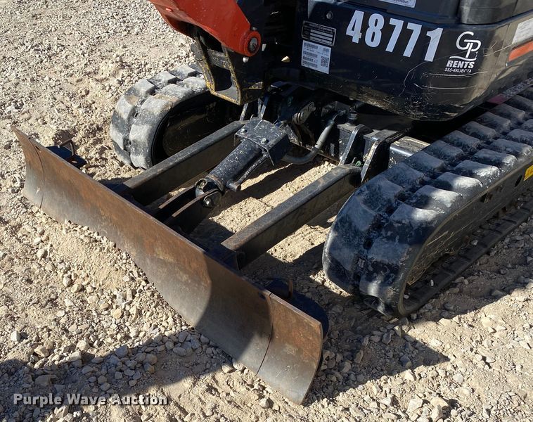 image for item DL6752 2019 Kubota U17  mini excavator