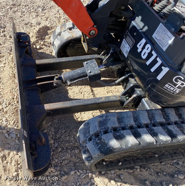 image for item DL6752 2019 Kubota U17  mini excavator