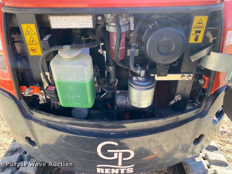 image for item DL6752 2019 Kubota U17  mini excavator