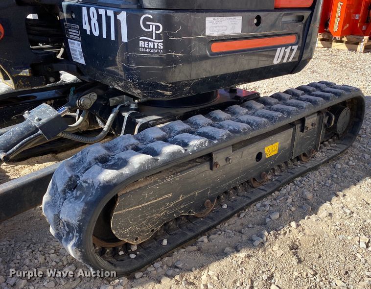 image for item DL6752 2019 Kubota U17  mini excavator