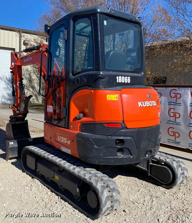 image for item DL6753 2020 Kubota U35-4  mini excavator