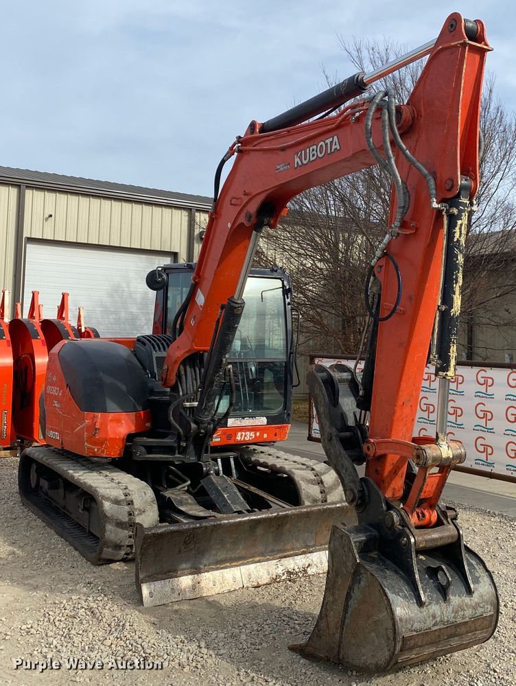 image for item DL6754 2019 Kubota KX080-4SR3A  mini excavator