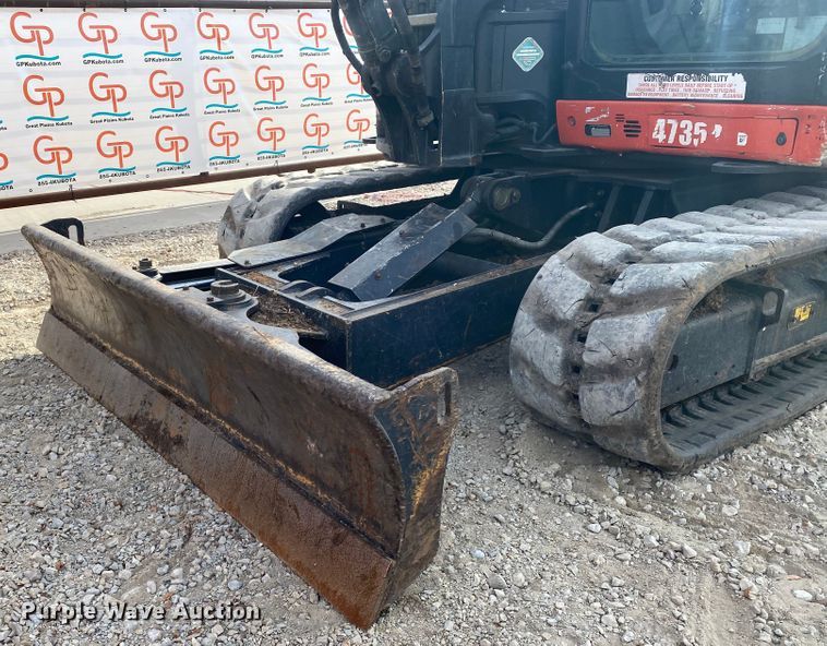 image for item DL6754 2019 Kubota KX080-4SR3A  mini excavator