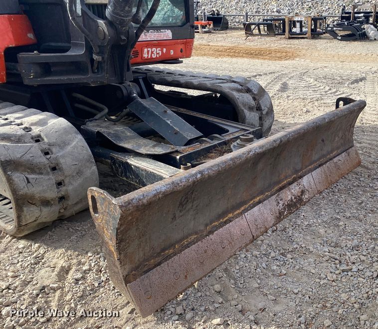 image for item DL6754 2019 Kubota KX080-4SR3A  mini excavator