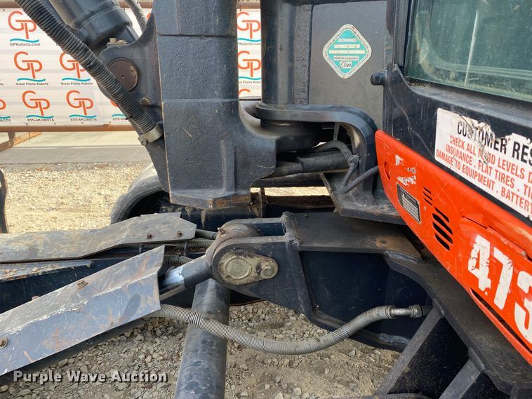 image for item DL6754 2019 Kubota KX080-4SR3A  mini excavator