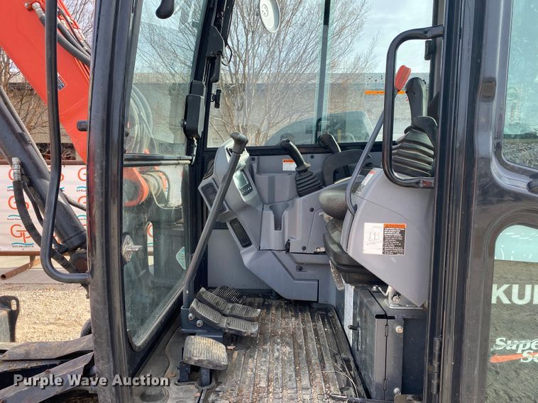 image for item DL6754 2019 Kubota KX080-4SR3A  mini excavator