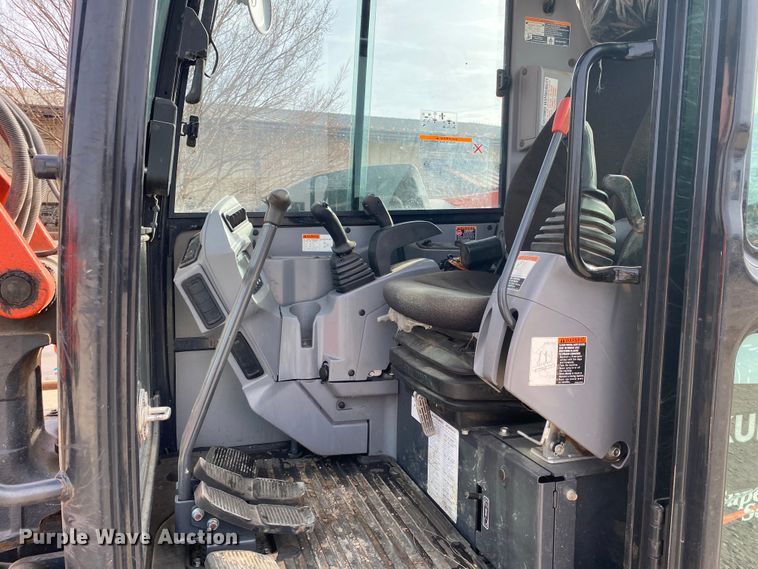 image for item DL6754 2019 Kubota KX080-4SR3A  mini excavator