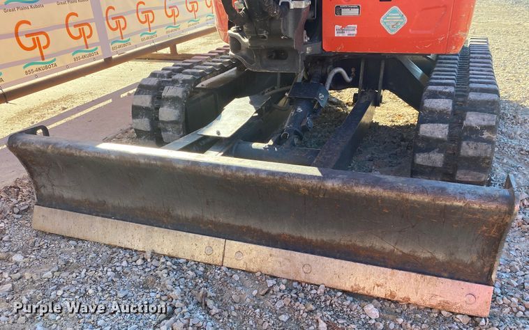 image for item DL6758 2017 Kubota U35-4  mini excavator