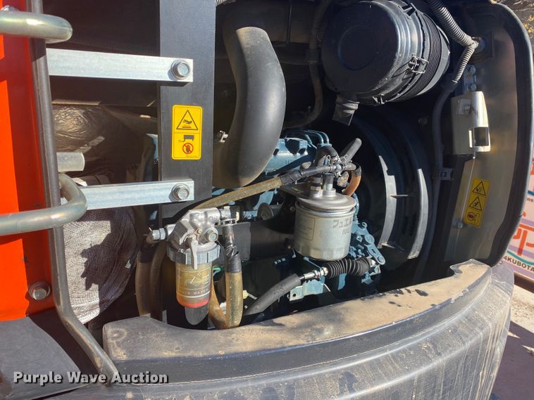 image for item DL6758 2017 Kubota U35-4  mini excavator