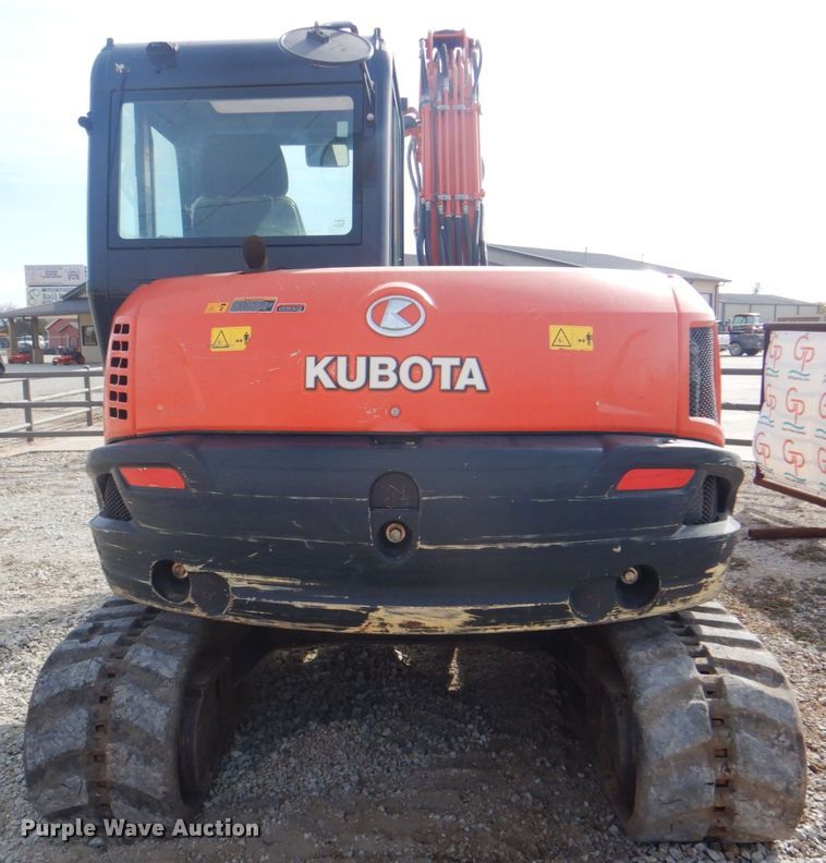 image for item DL6764 2019 Kubota KX080-4SR3A  mini excavator