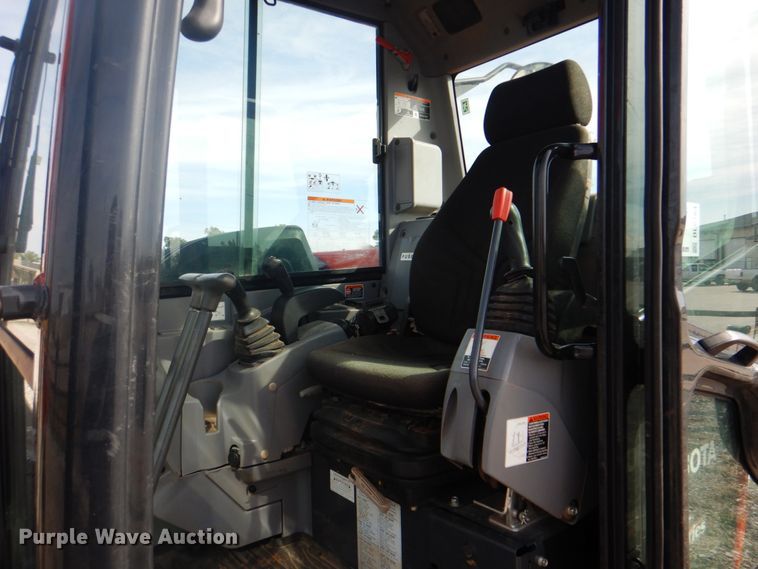 image for item DL6764 2019 Kubota KX080-4SR3A  mini excavator