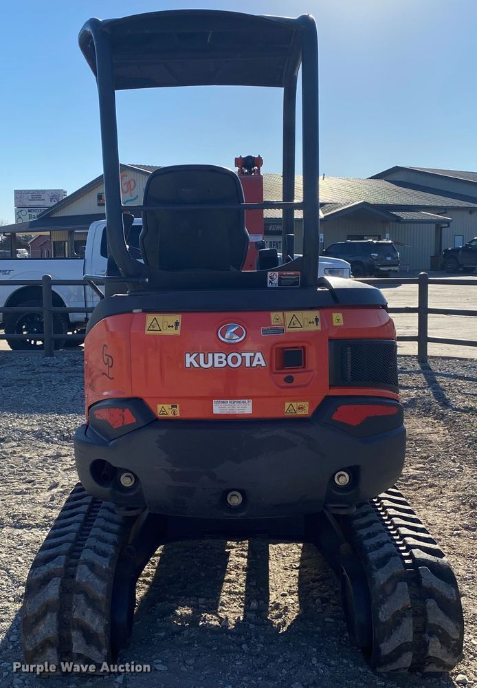 image for item DL6769 2019 Kubota U27-4  mini excavator