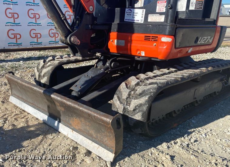 image for item DL6769 2019 Kubota U27-4  mini excavator