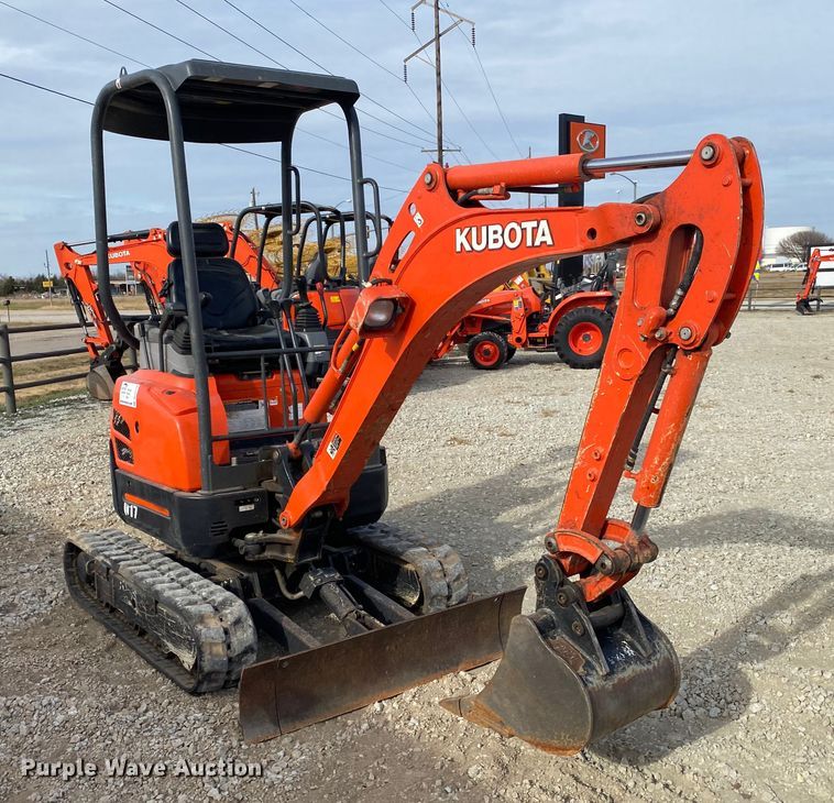 image for item DL6779 Kubota U17  mini excavator