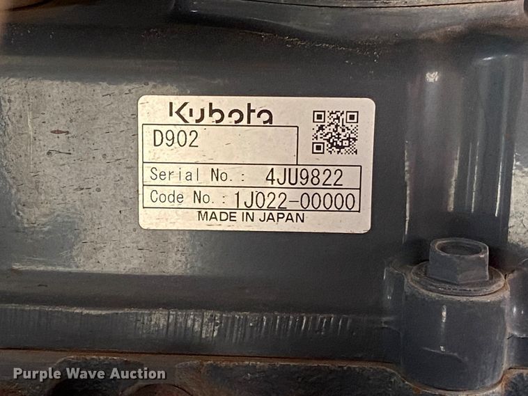 image for item DL6779 Kubota U17  mini excavator