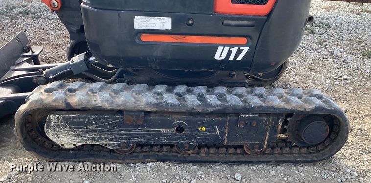 image for item DL6779 Kubota U17  mini excavator