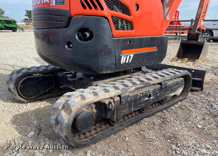 image for item DL6779 Kubota U17  mini excavator