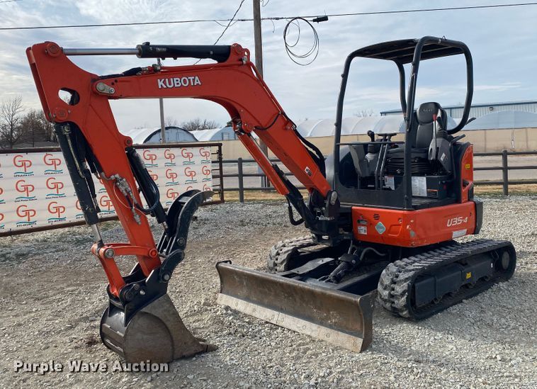 image for item DL6780 Kubota U35-4  mini excavator