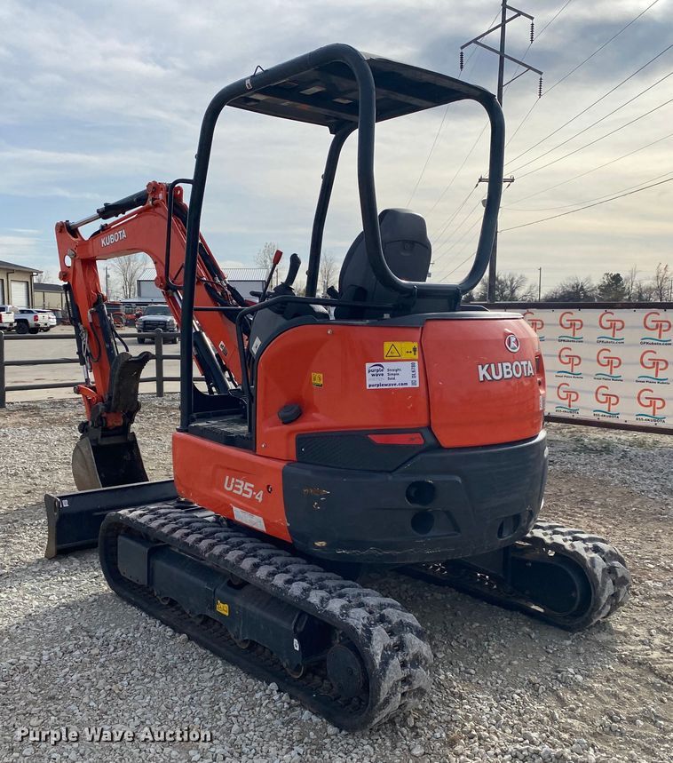 image for item DL6780 Kubota U35-4  mini excavator