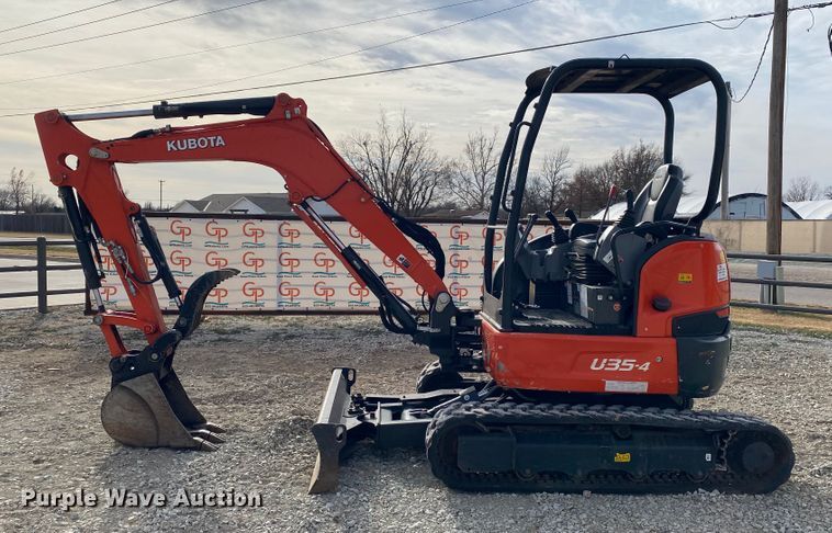 image for item DL6780 Kubota U35-4  mini excavator