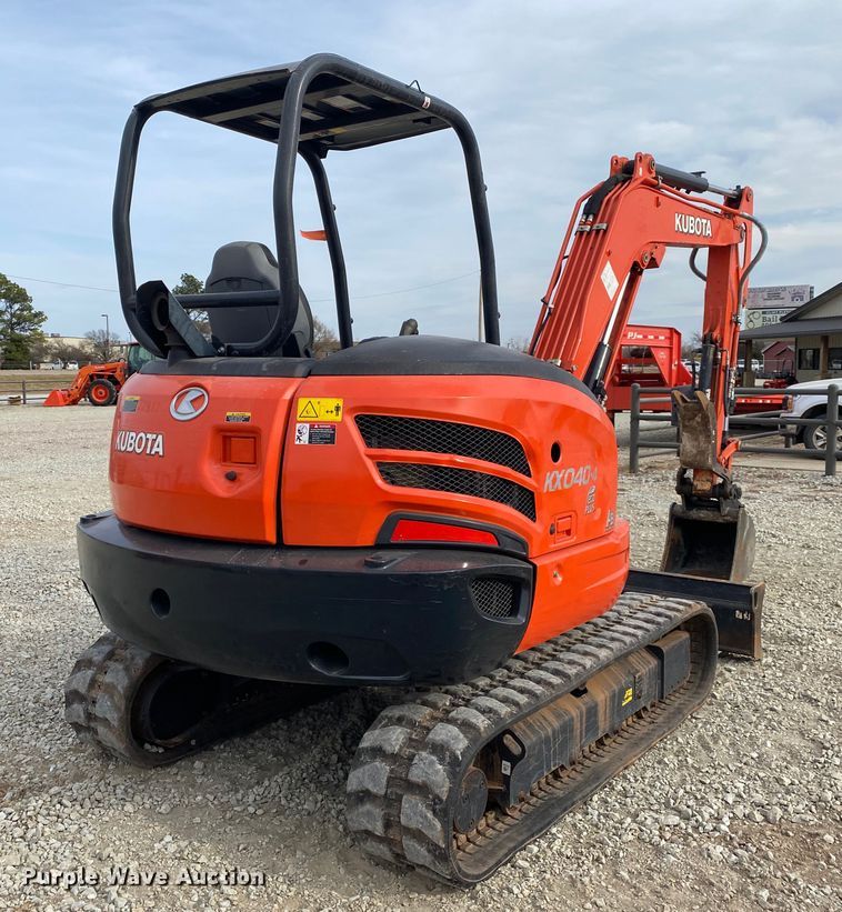image for item DL6781 Kubota KX040-4  mini excavator