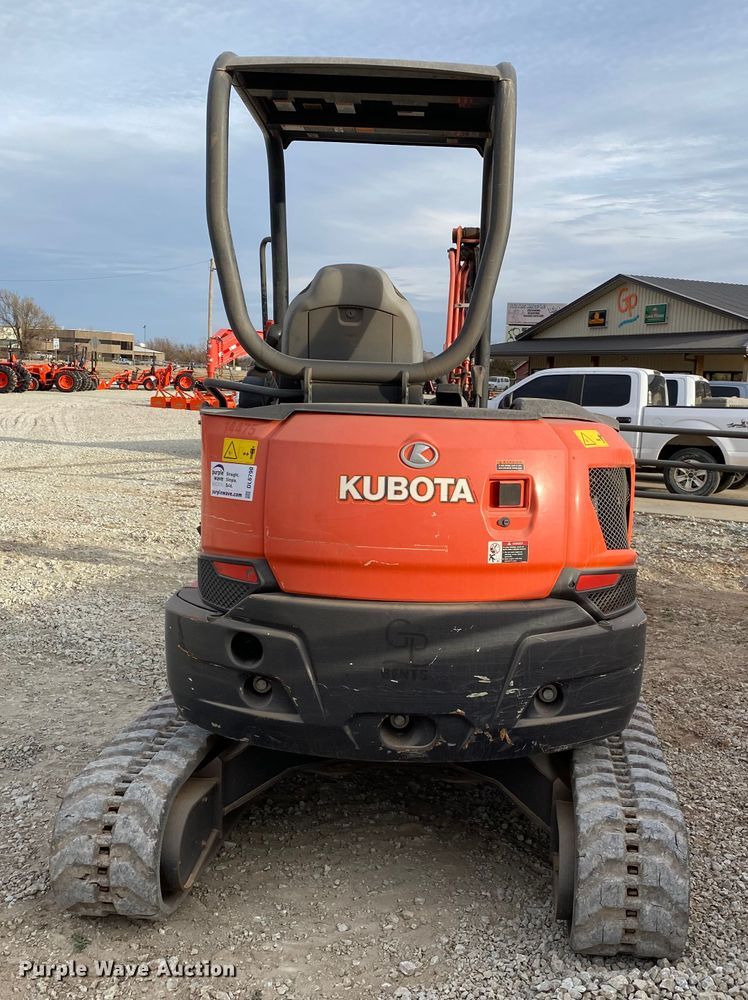 image for item DL6790 2018 Kubota U35-4  mini excavator