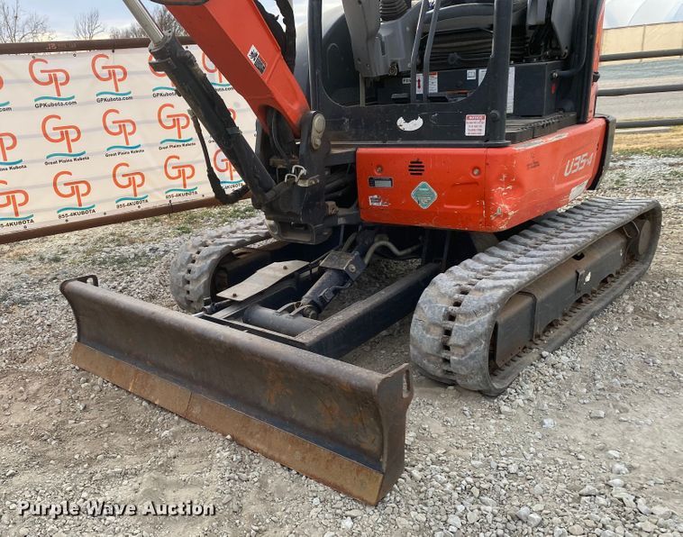 image for item DL6790 2018 Kubota U35-4  mini excavator